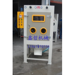 XZ-1010-2雙槍滾筒自動噴砂機，滾籃式噴砂機，自動噴砂機